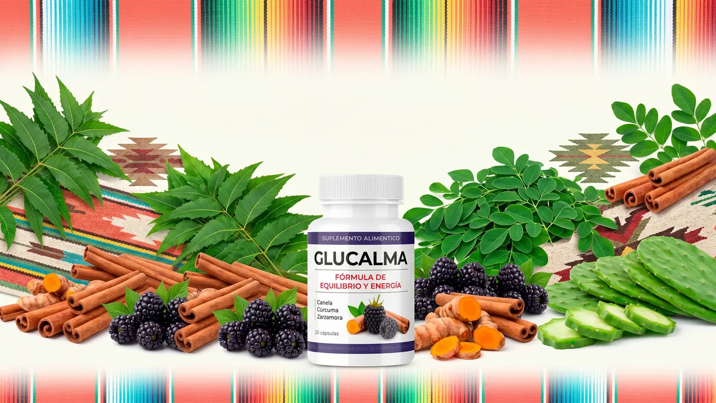 Glucalma - composición natural con plantas tradicionales mexicanas